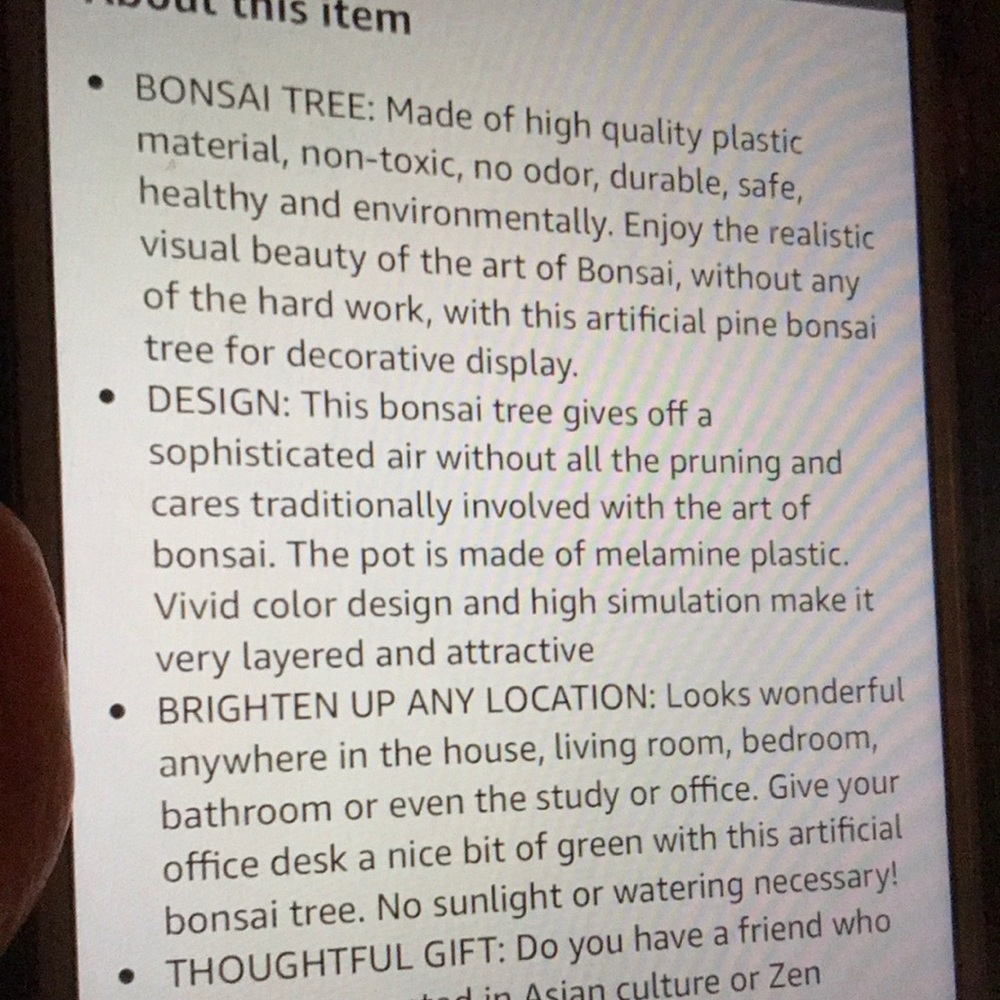 Bonsai looks almost real NWT - Picture 4 of 4